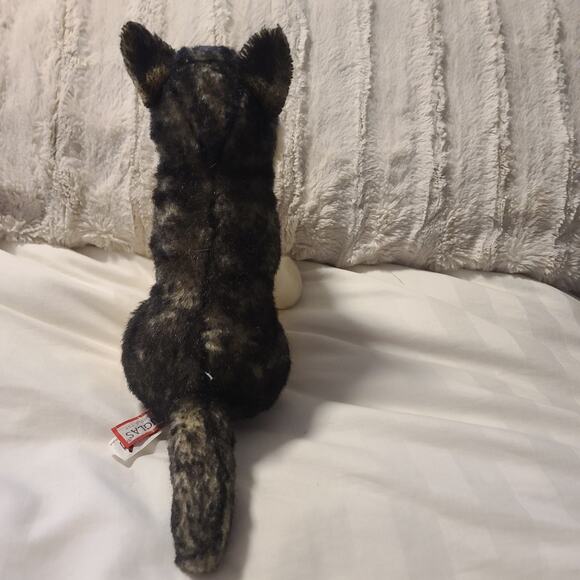 Douglas Atka Wolf Plush Toy 11" Stuffed Animal Sitting Child Gray Grey Timber - Picture 5 of 6